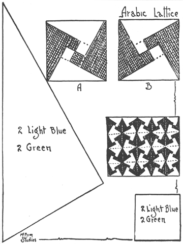Arabic Lattice Quilt